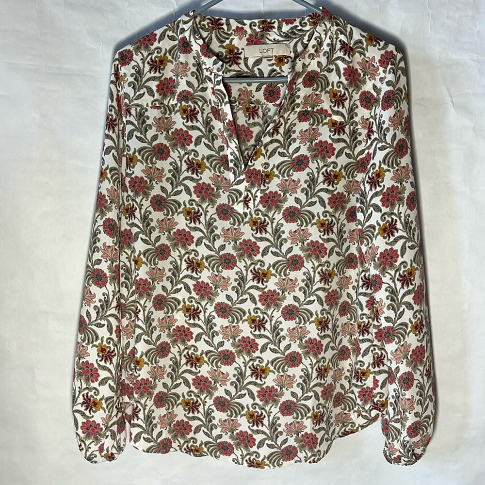 Loft long sleeved blouse, Size S